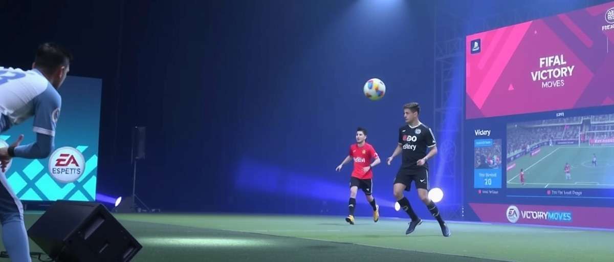 FIFA Mobile Victory Moves - Indian Tournament FIFA Mobile Victory Moves Indian tournament with players competing on stage